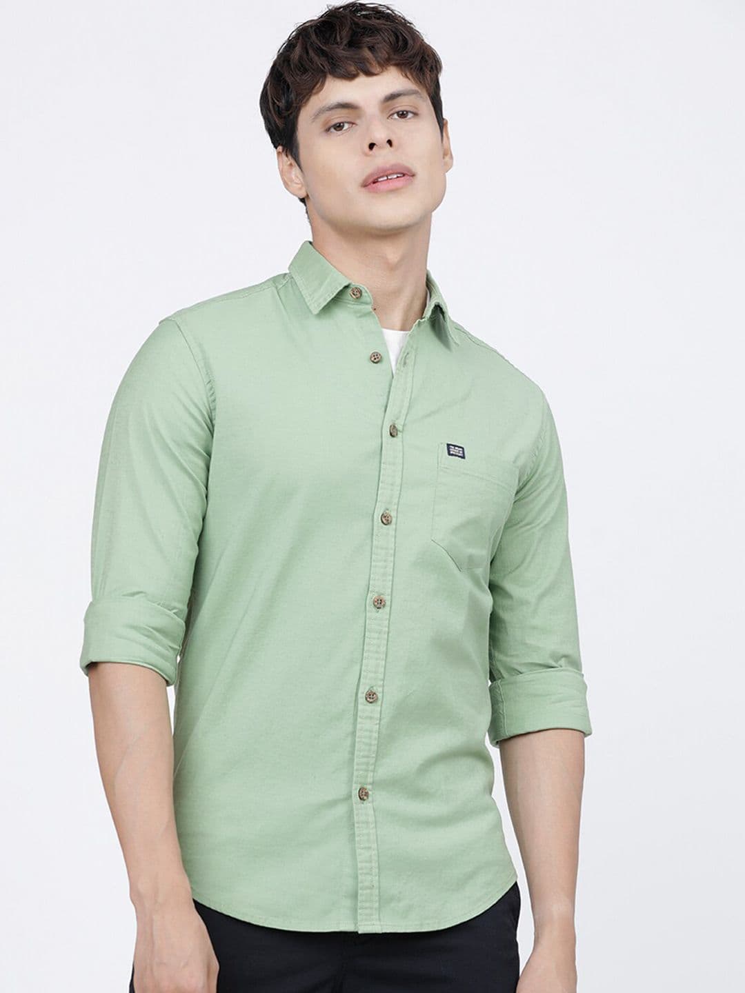 The Indian Garage Co Men Green Casual Shirt - view 1
