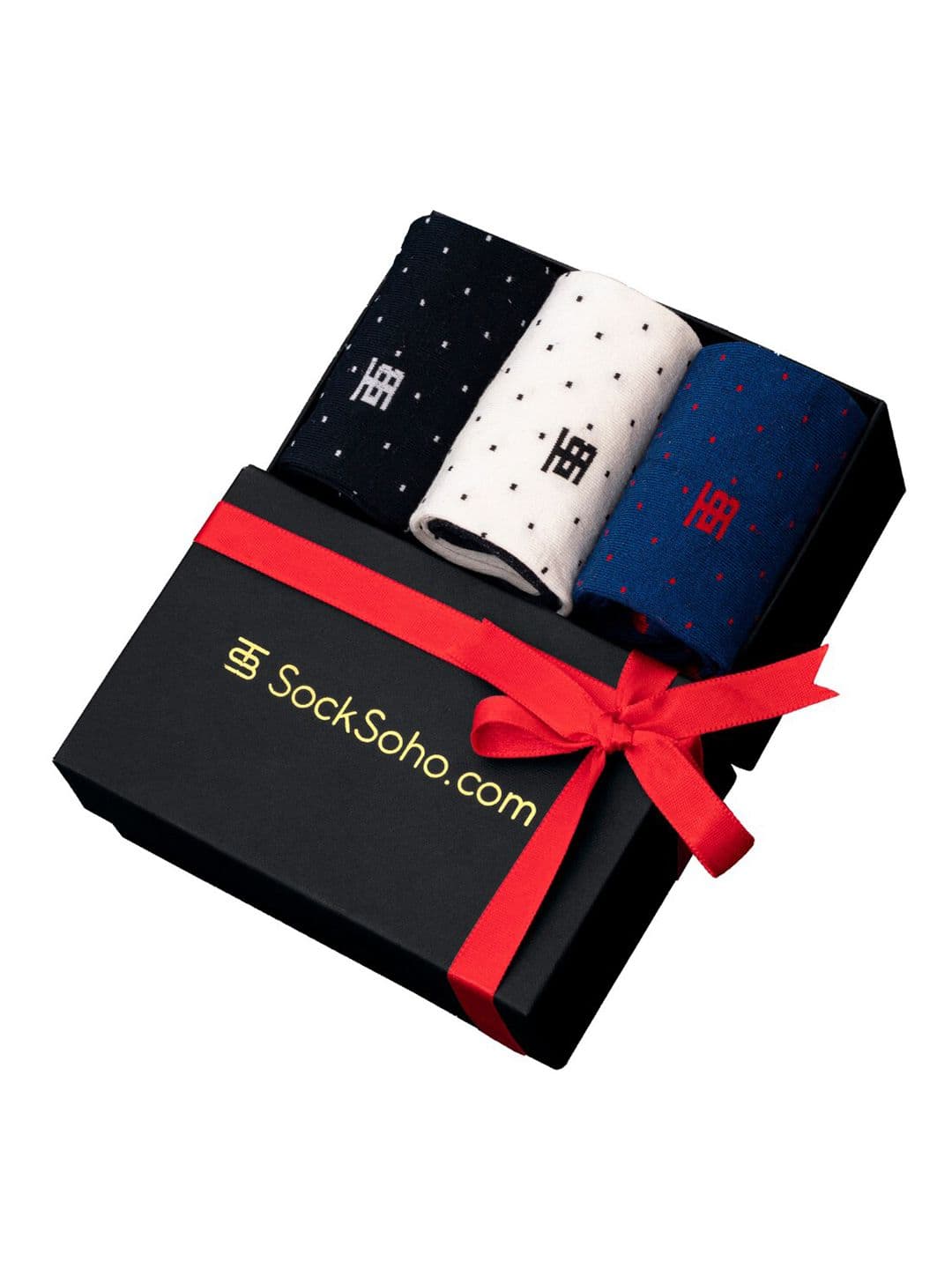 SockSoho Men Pack Of 3 Patterned Above Ankle-Length Socks - view 1