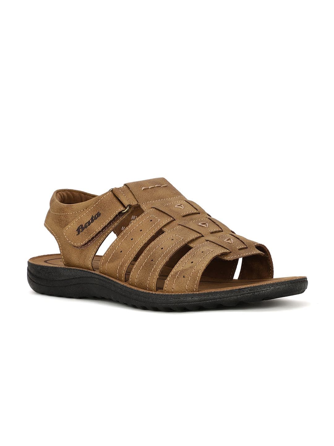 Bata Men Brown Comfort Sandals - view 1