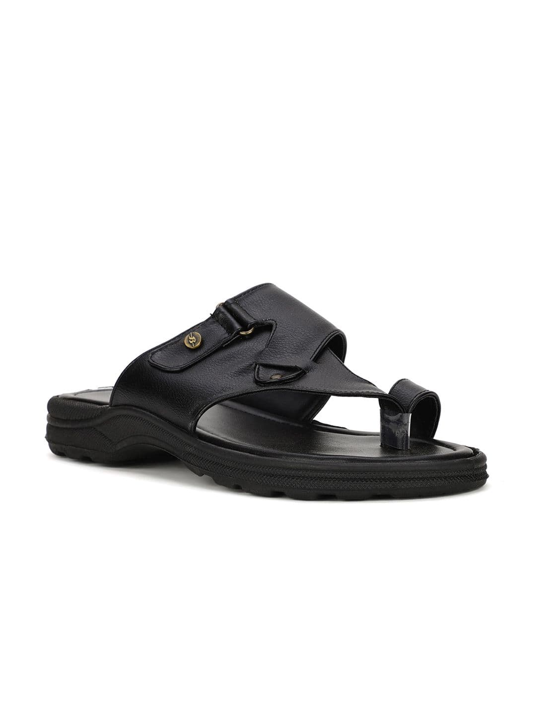 Bata Men Black Comfort Sandals - view 1