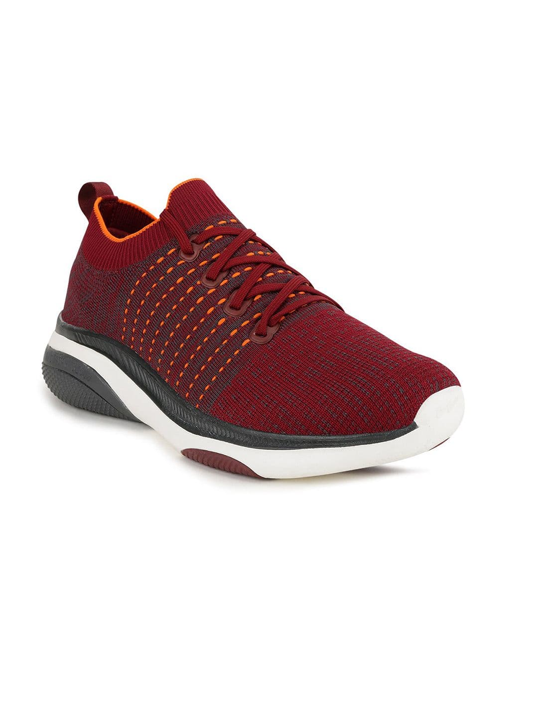 Campus Men BRINK Burgundy Mesh Running Shoes - view 1
